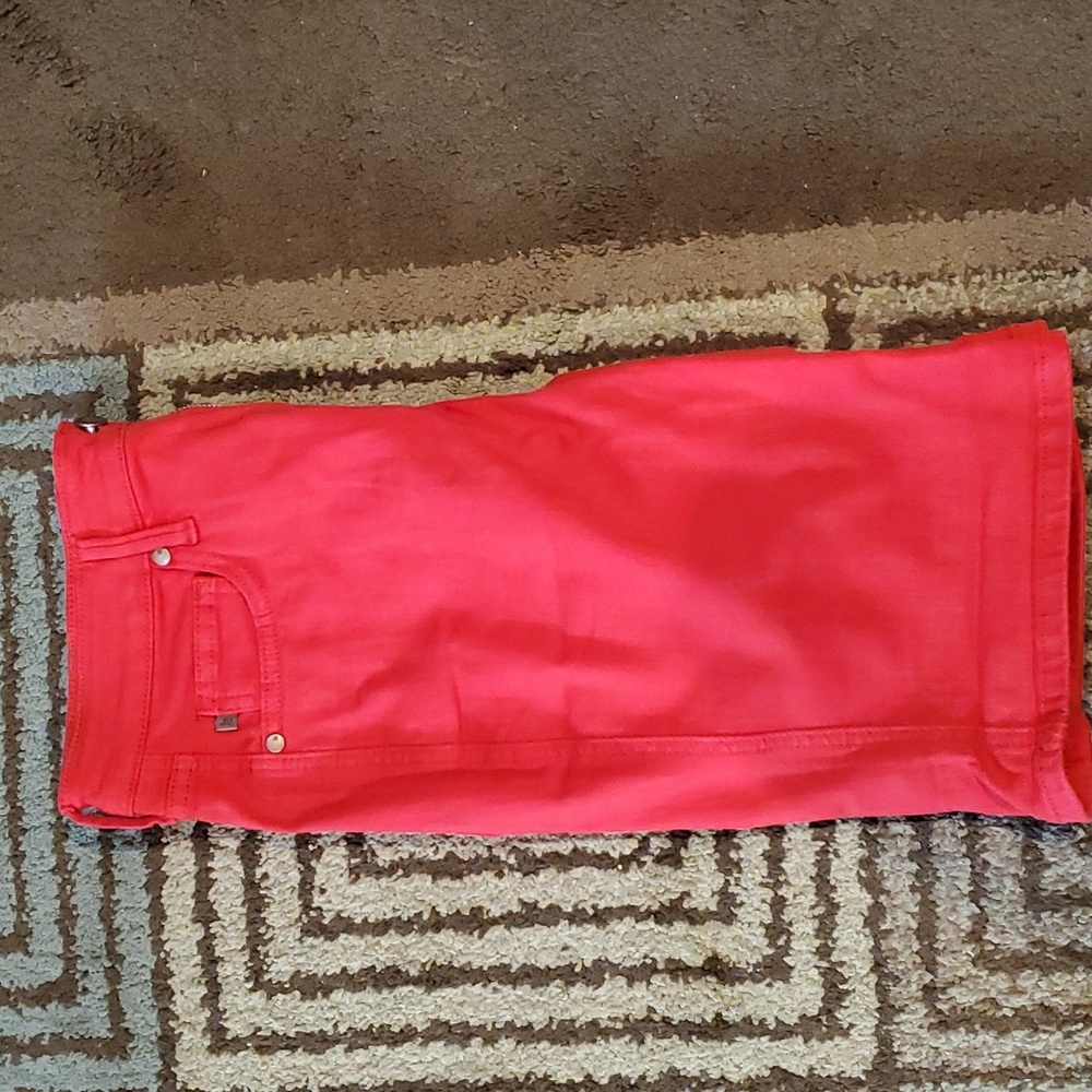 Red Judy Blue Jean Shorts